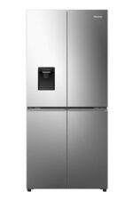 Hisense RQ5P470SMIE Frigorífico puerta francesa, 482 L, Total No Frost – Plata / Acero inoxidable