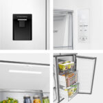 Hisense RQ5P470SMIE Frigorífico puerta francesa, 482 L, Total No Frost – Plata / Acero inoxidable