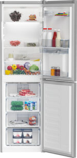 Beko CFG4582DS Freestanding Frost Free Fridge Freezer, 268 L, Water Dispenser – Silver – image 3