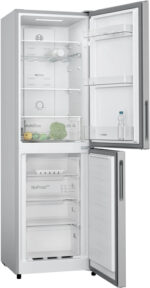 Bosch Series 2 KGN27NLEAG Freestanding Fridge Freezer, 255 L, No Frost – Stainless Steel – image 2