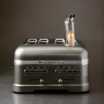 KitchenAid Artisan 5KMT4205BMS 4 Slice Toaster, Sandwich Function – Medallion Silver – image 3