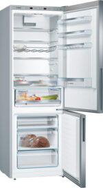 Bosch Serie 6 KGE49AICAG Frigorífico combi 70/30, 419 L, Low Frost – Plata