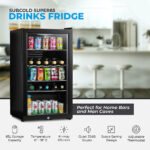 Subcold Super 85 LED Beer Fridge, 85 L – Black – image 4