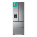 Hisense RF632N4WIE French Door Fridge Freezer, 485 L, Total No Frost – Grey / Stainless Steel
