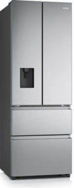Hisense RF632N4WIE French Door Fridge Freezer, 485 L, Total No Frost – Grey / Stainless Steel – image 3