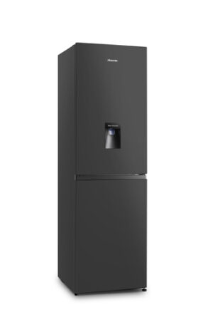 Hisense RB327N4WBE 50/50 Fridge Freezer, 256 L, Total No Frost – Black