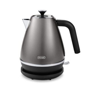 De'Longhi Distinta X KBIN3001.TB Jug Kettle, 1.7 L, 3000 W – Titanium
