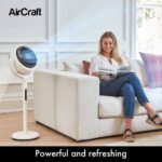 AirCraft Home LUME 3D Air Circulator Fan with LED Backlight – White – image 9