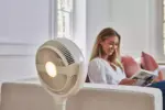 AirCraft Home LUME 3D Air Circulator Fan with LED Backlight – White – image 4