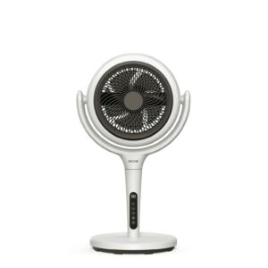 AirCraft Home LUME 3D Air Circulator Fan with LED Backlight – White