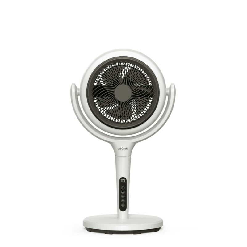 AirCraft Home LUME 3D Air Circulator Fan with LED Backlight – White AirCraft Home LUME 3D Air Circulator Fan with LED Backlight – White