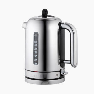 Dualit Classic Kettle, 1.7 L, 3 kW, Whisper Boil – Polished Chrome