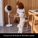 AirCraft Home LUME 3D Air Circulator Fan with LED Backlight – White – image 11