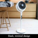AirCraft Home LUME 3D Air Circulator Fan with LED Backlight – White – image 10