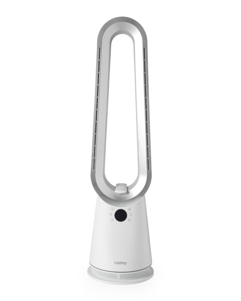 images-6.jpg Beldray EH3782 2-in-1 Hot & Cool Bladeless Tower Fan – White