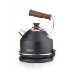 Ottoni Fabbrica Lignum Elegance Electric Kettle, 1.7 L – Mahogany Wood Handle – image 2