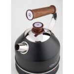Ottoni Fabbrica Lignum Elegance Electric Kettle, 1.7 L – Mahogany Wood Handle – image 4