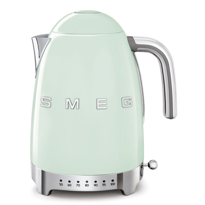 Smeg KLF04 Hervidor de agua años 50 con temperatura variable, 1,7 L – Verde pastel Smeg KLF04 Hervidor de agua años 50 con temperatura variable, 1,7 L – Verde pastel