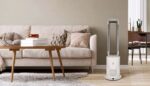 Vortex Air Cleanse Bladeless Oscillating Hot & Cool Tower Fan with HEPA Filter – White – image 5
