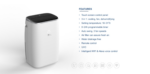 Lux Air KYR-35GW/LUX Portable Air Conditioner, 12000 BTU, Cool & Heat – image 3