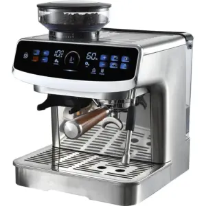 Cafetera Espresso Adexa BDCM602 con Molinillo y Pantalla Táctil 20 bar