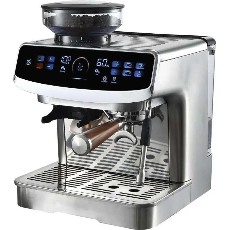 Cafetera Espresso Adexa BDCM602 con Molinillo y Pantalla Táctil 20 bar