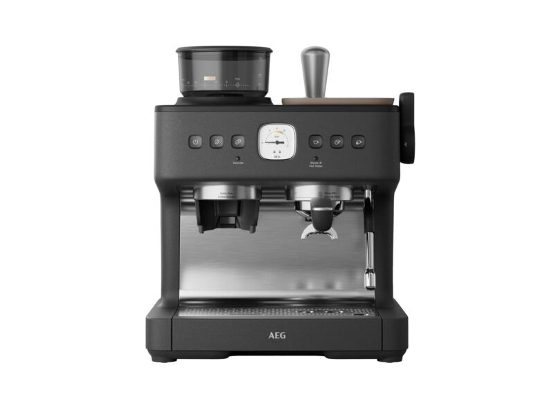 Cafetera Espresso AEG EC8-1-8BP con Molinillo de 30 Ajustes y Doble Calentamiento – imagen 4