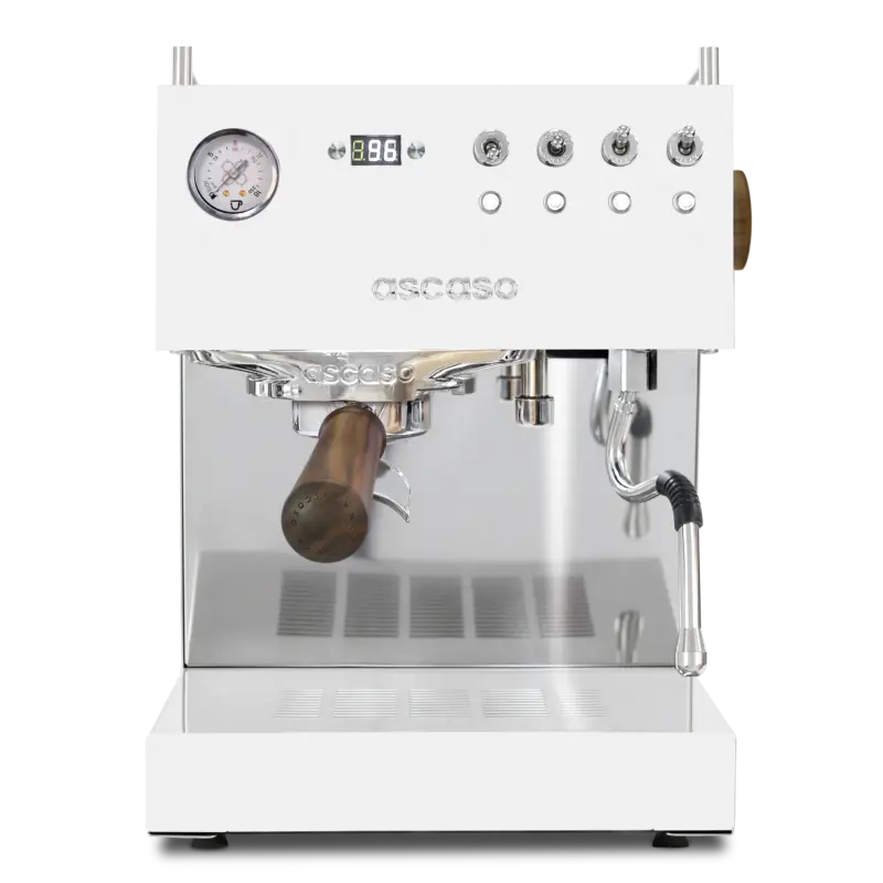 Cafetera Espresso Ascaso Steel Duo PID V3 Blanca 230 V Doble Termobloque