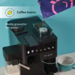 Cafetera Espresso CHiATO coffeePLAY 5 en 1 con Molinillo y Sistema de Leche Negra