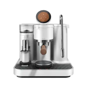 Cafetera Espresso Meraki Gen 2 Blanco con Molinillo y Doble Caldera