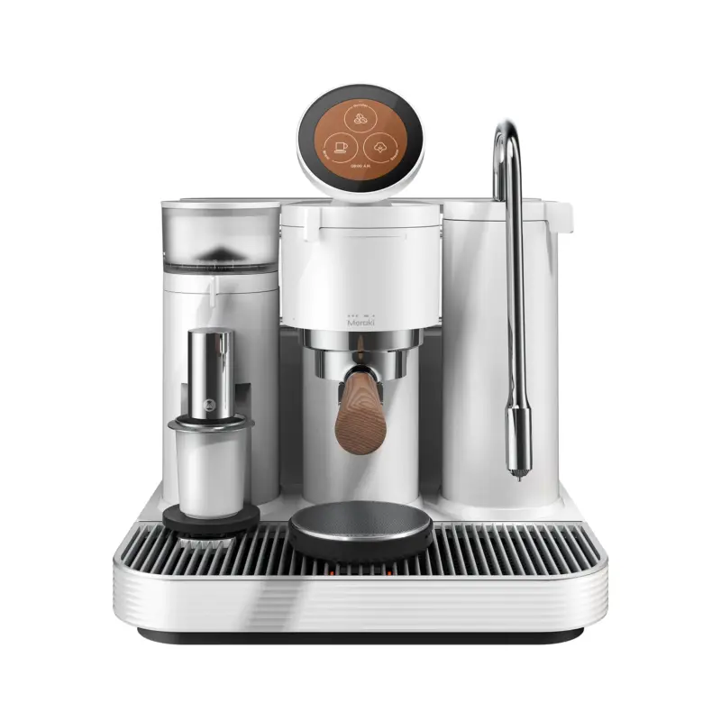 Cafetera Espresso Meraki Gen 2 Blanco con Molinillo y Doble Caldera – imagen 3 Cafetera Espresso Meraki Gen 2 Blanco con Molinillo y Doble Caldera – imagen 3