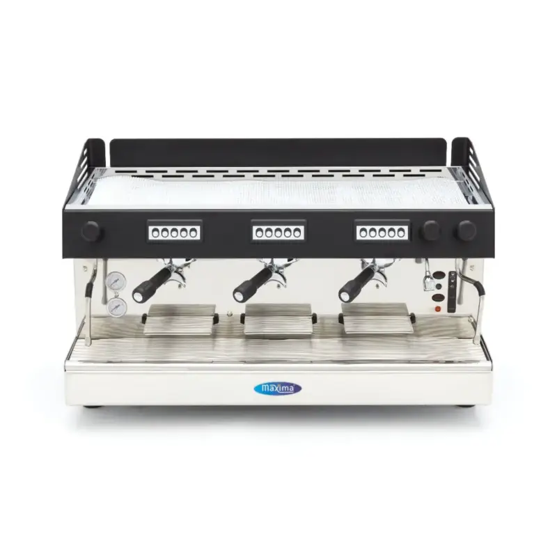 Cafetera Espresso Profesional Maxima 3 Grupos 09100003 540 Tazas/h Caldera 18 l – imagen 5