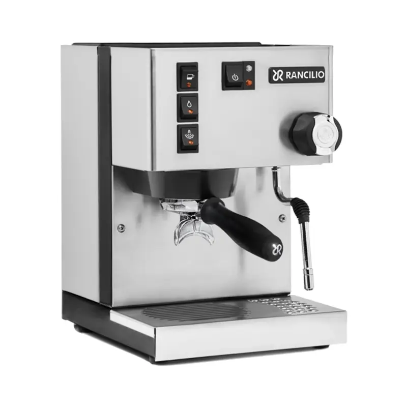 Cafetera Espresso Rancilio Silvia E V6 Acero Inoxidable con Portafiltro de 58 mm Cafetera Espresso Rancilio Silvia E V6 Acero Inoxidable con Portafiltro de 58 mm