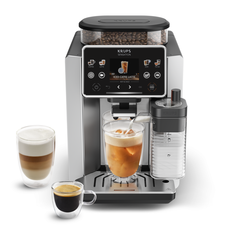Cafetera Superautomática Krups Sensation Elite Hot & Cold EA918GE0 30 Recetas 15 bar – imagen 2 Cafetera Superautomática Krups Sensation Elite Hot & Cold EA918GE0 30 Recetas 15 bar – imagen 2