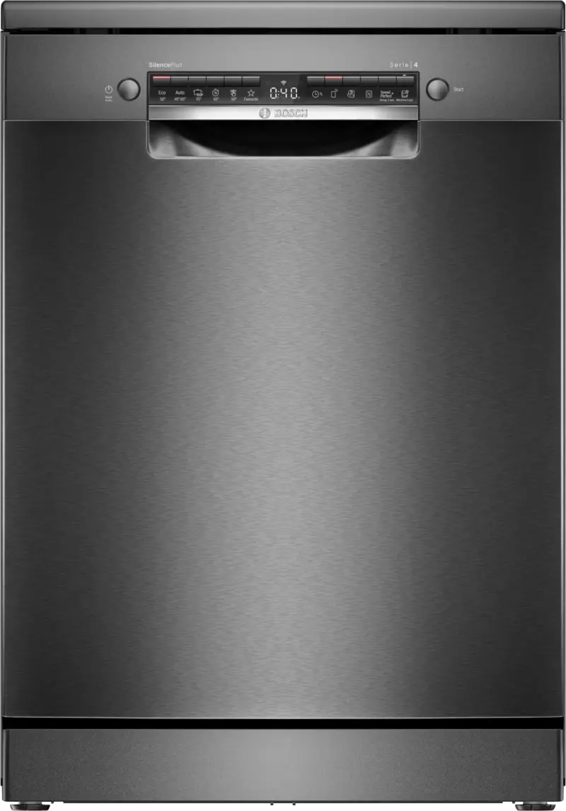 Lavavajillas Bosch SMS4EMC06E 60 cm 14 servicios acero negro antihuellas – imagen 3