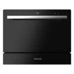Lavavajillas Compacto Cecotec Bolero Aguazero 2400 Black Glass 6 Servicios – imagen 4