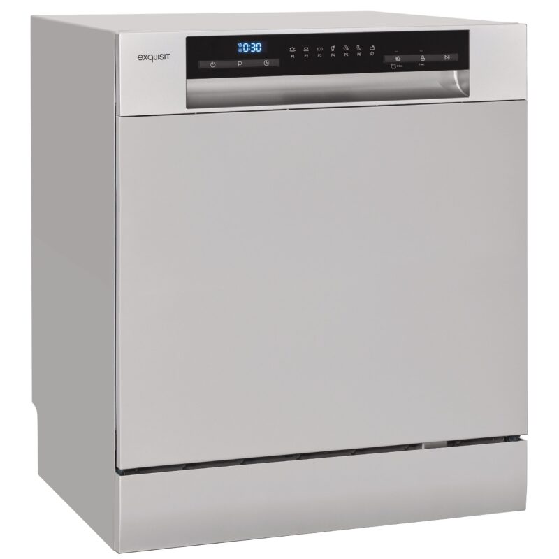 Lavavajillas Compacto Exquisit GSP508-030D Silver 8 Servicios – imagen 4