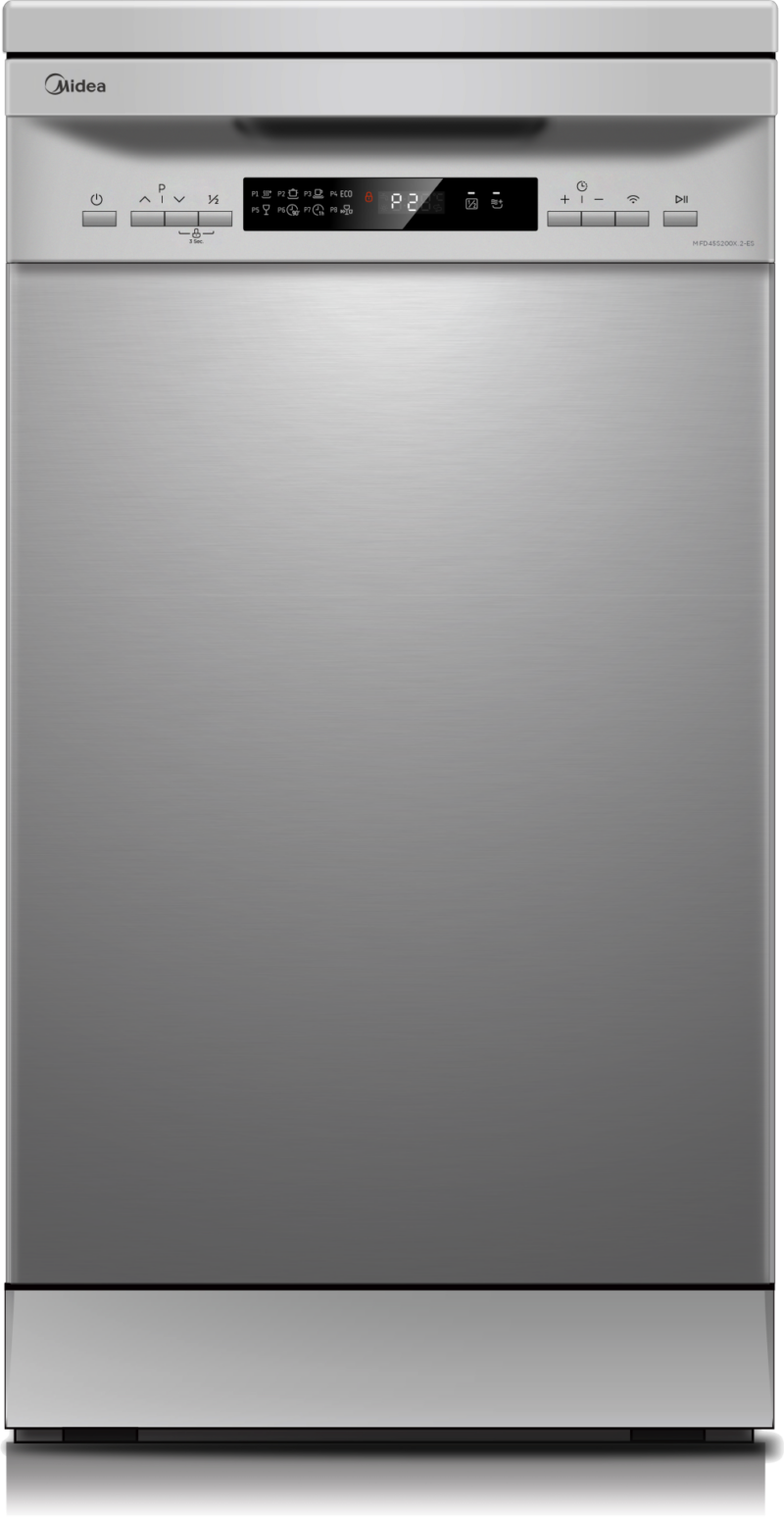 Lavavajillas Midea MFD45S200X.2-ES 45 cm 10 Servicios Inox WiFi – imagen 3 Lavavajillas Midea MFD45S200X.2-ES 45 cm 10 Servicios Inox WiFi – imagen 3