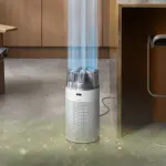 Purificador de Aire Dyson Purifier HushJet Compact HJ10 Blanco/Plata