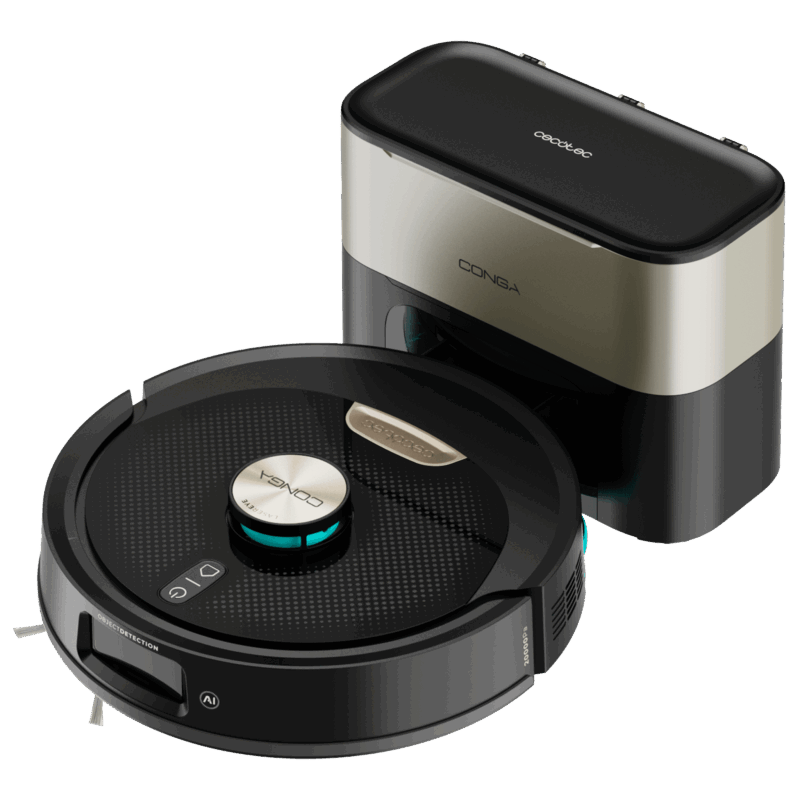 Robot Aspirador Cecotec Conga Y100 Spin AI 20000 Pa Autovaciado – imagen 4 Robot Aspirador Cecotec Conga Y100 Spin AI 20000 Pa Autovaciado – imagen 4