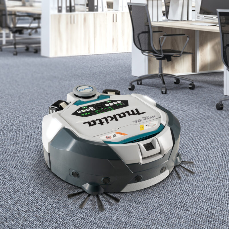 Robot Aspirador Profesional Makita DRC300Z 18 V LXT LiDAR Depósito 3 L sin Batería Robot Aspirador Profesional Makita DRC300Z 18 V LXT LiDAR Depósito 3 L sin Batería