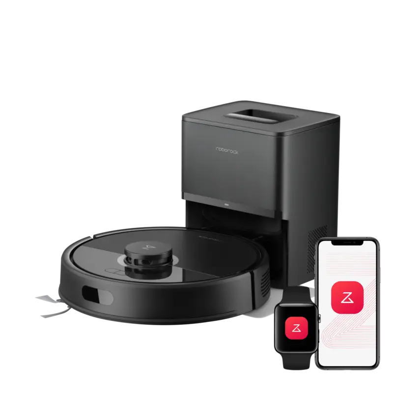 Robot Aspirador Roborock Q7 L5+ 8.000 Pa con Base de Autovaciado Negro Robot Aspirador Roborock Q7 L5+ 8.000 Pa con Base de Autovaciado Negro