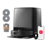 Robot aspirador Roborock Qrevo 2 Pro Set negro con base y autovaciado, 25000 Pa
