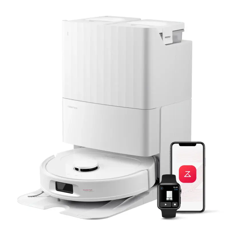 Robot Aspirador Roborock QV 35S 10000 Pa con Estación Multifunción Blanco – imagen 3 Robot Aspirador Roborock QV 35S 10000 Pa con Estación Multifunción Blanco – imagen 3