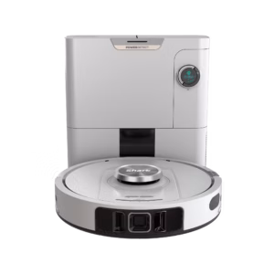 Robot Aspirador Shark PowerDetect AV2820VEUKWH con Base de Autovaciado Blanco