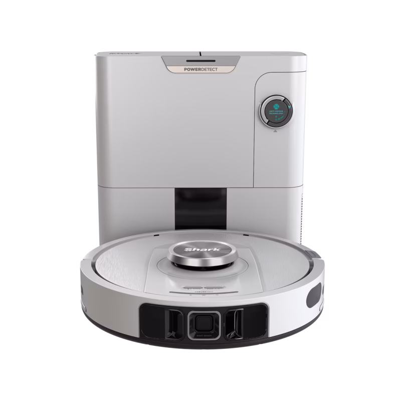 Robot Aspirador Shark PowerDetect AV2820VEUKWH con Base de Autovaciado Blanco