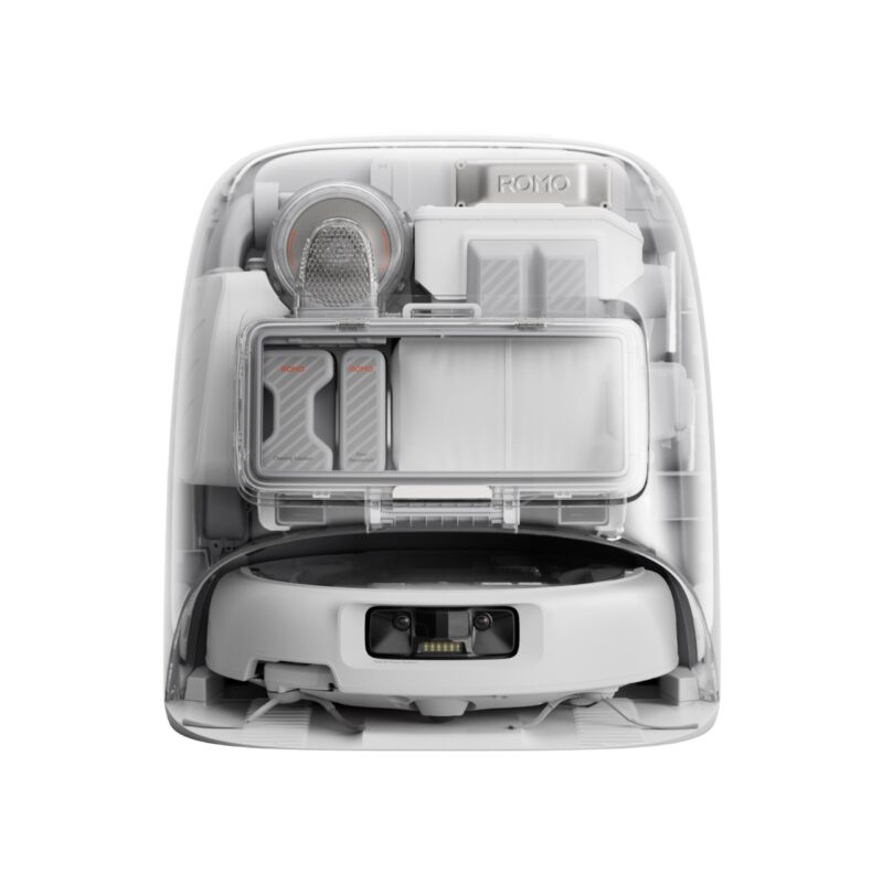 Robot Aspirador y Friegasuelos DJI ROMO P 25000 Pa con Estación Autolimpiable
