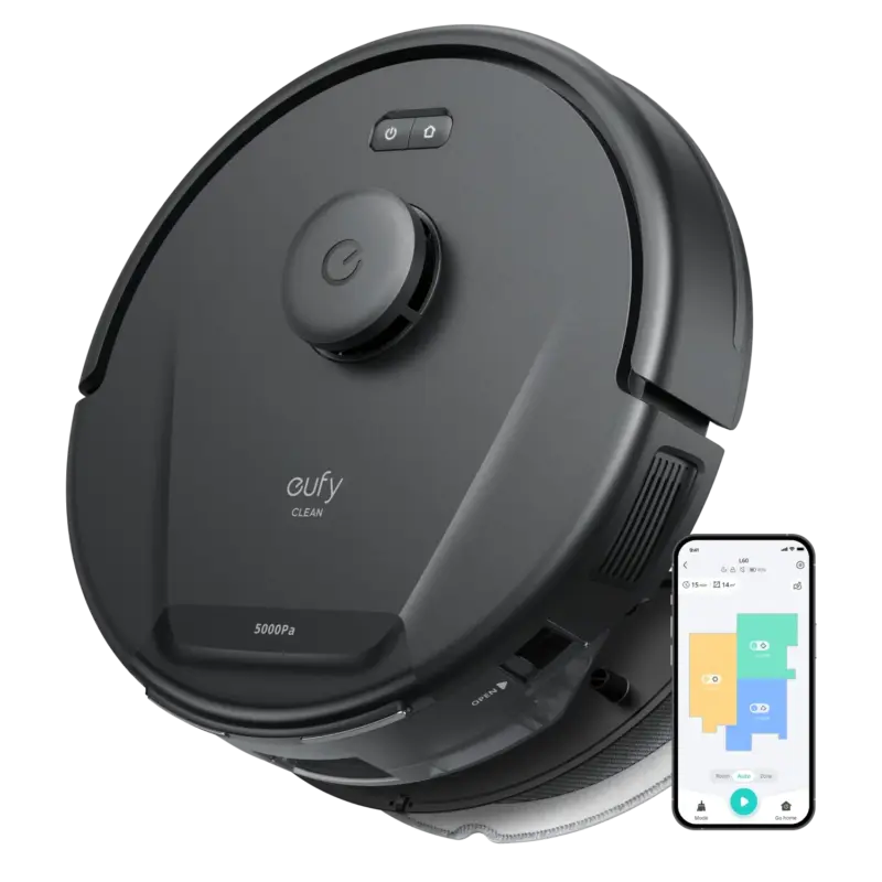 Robot Aspirador y Friegasuelos eufy L60 Hybrid T2268V11 5000 Pa Navegación Láser Robot Aspirador y Friegasuelos eufy L60 Hybrid T2268V11 5000 Pa Navegación Láser