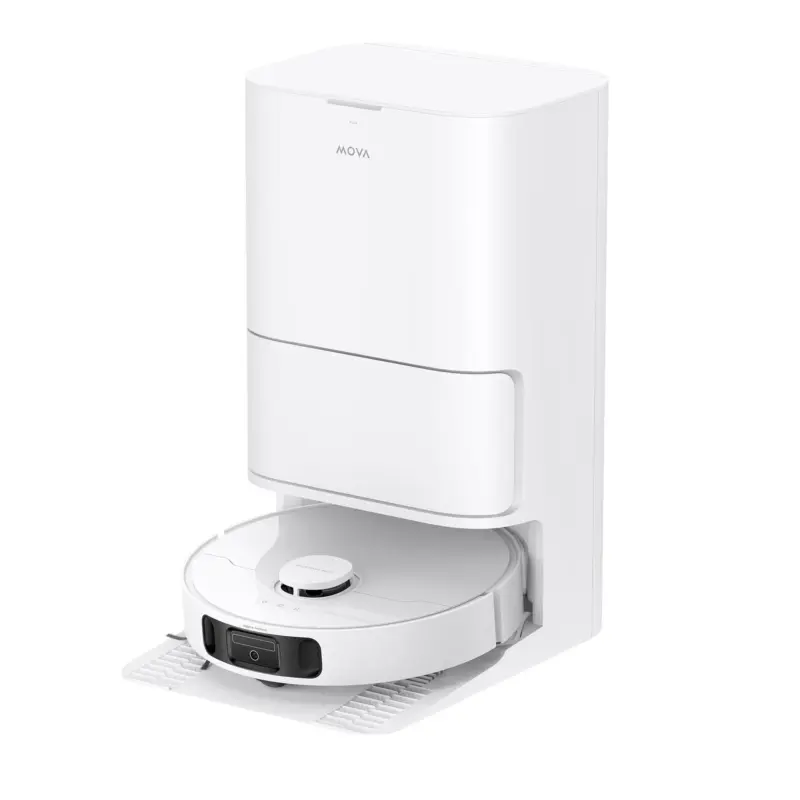 Robot Aspirador y Friegasuelos MOVA E40 Ultra 19000 Pa con Estación Blanco