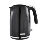 Set Hervidor, Tostadora y Microondas Geepas Fluted negro 1,7 L y 20 L